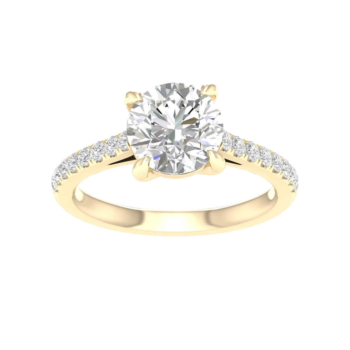 14K 2.25CT Certified Lab Grown Diamond Ring ( Igi Certified )