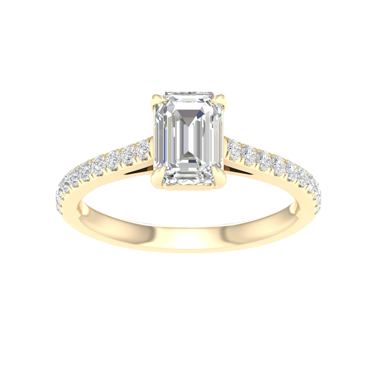 14K 1.25CT Certified Lab Grown Diamond Ring ( Igi Certified )