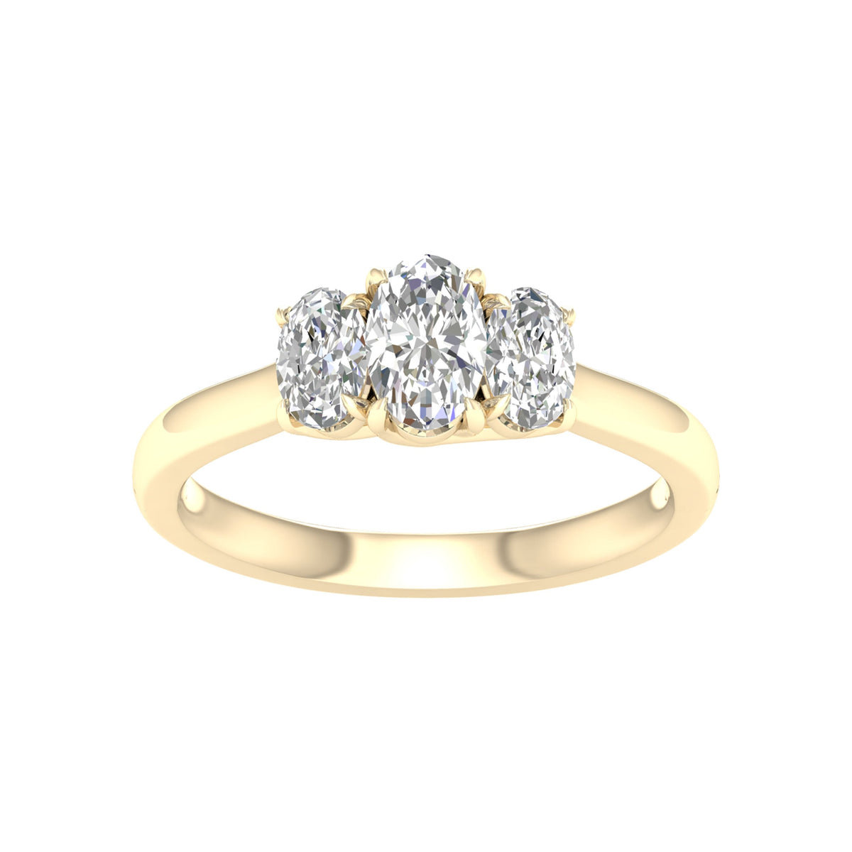 14K 1.00CT Certified Lab Grown Diamond Ring ( Igi Certified )