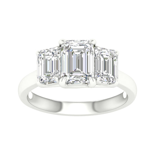 14K 3.00CT Certified Lab Grown Diamond Ring ( Igi Certified )