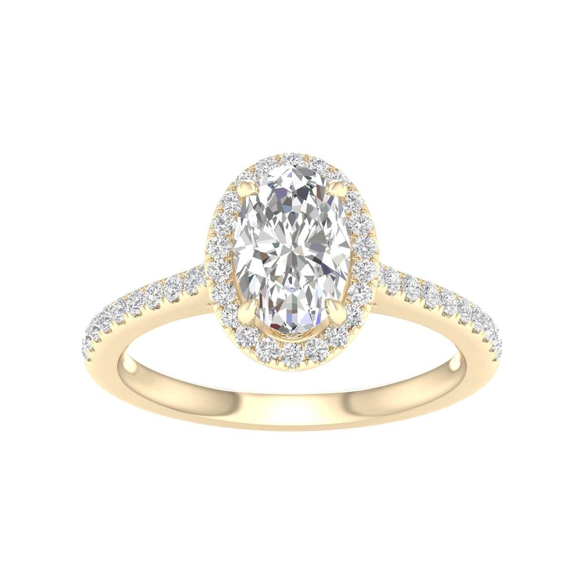 14K 1.75CT Certified Lab Grown Diamond Ring ( Igi Certified )