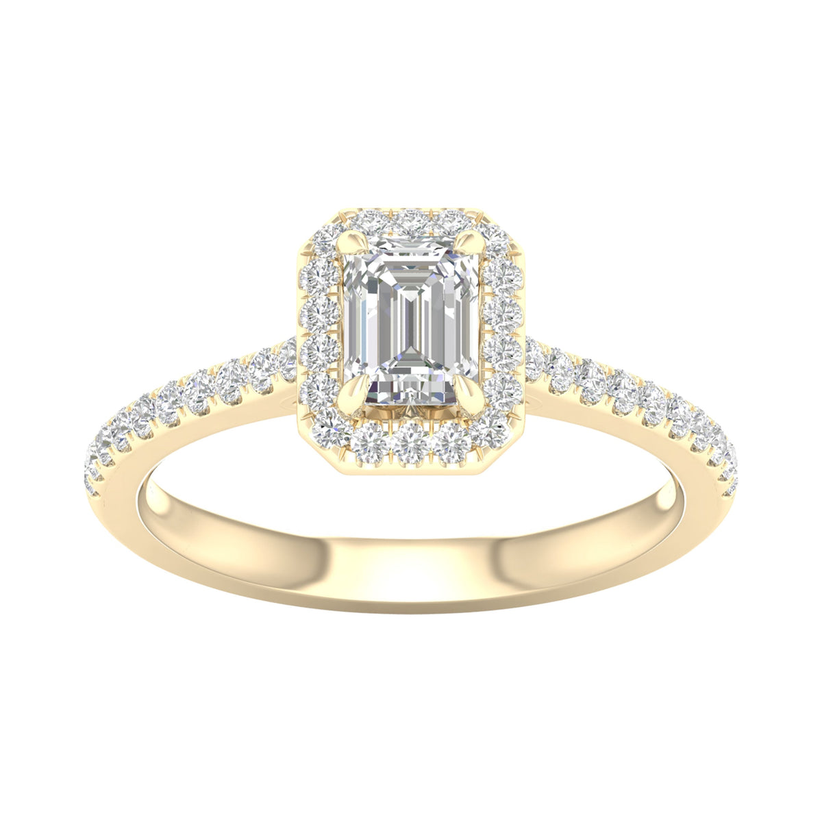 14K 1.00CT Certified Lab Grown Diamond Ring ( Igi Certified )