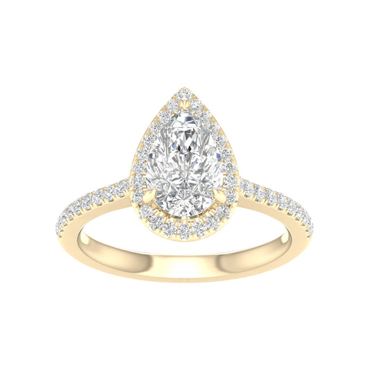 14K 1.75CT Certified Lab Grown Diamond Ring ( Igi Certified )