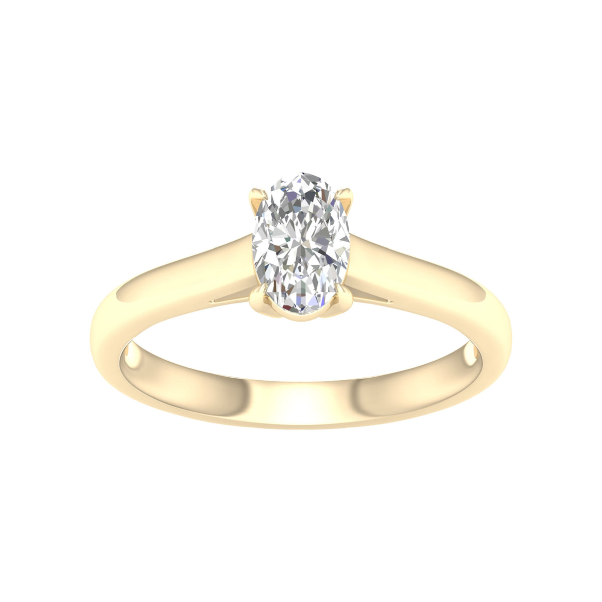 14K 0.75CT Certified Lab Grown Diamond Ring ( Igi Certified )