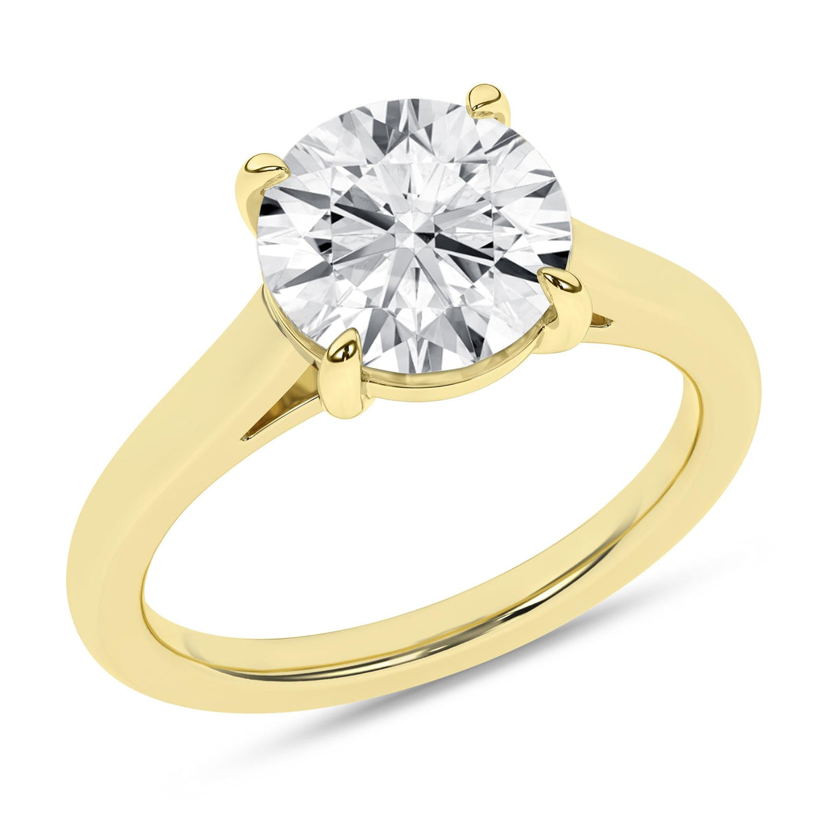 10K 0.50CT Certified Lab Grown Diamond Ring