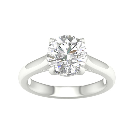 14K 3.00CT Certified Lab Grown Diamond Ring ( Igi Certified )