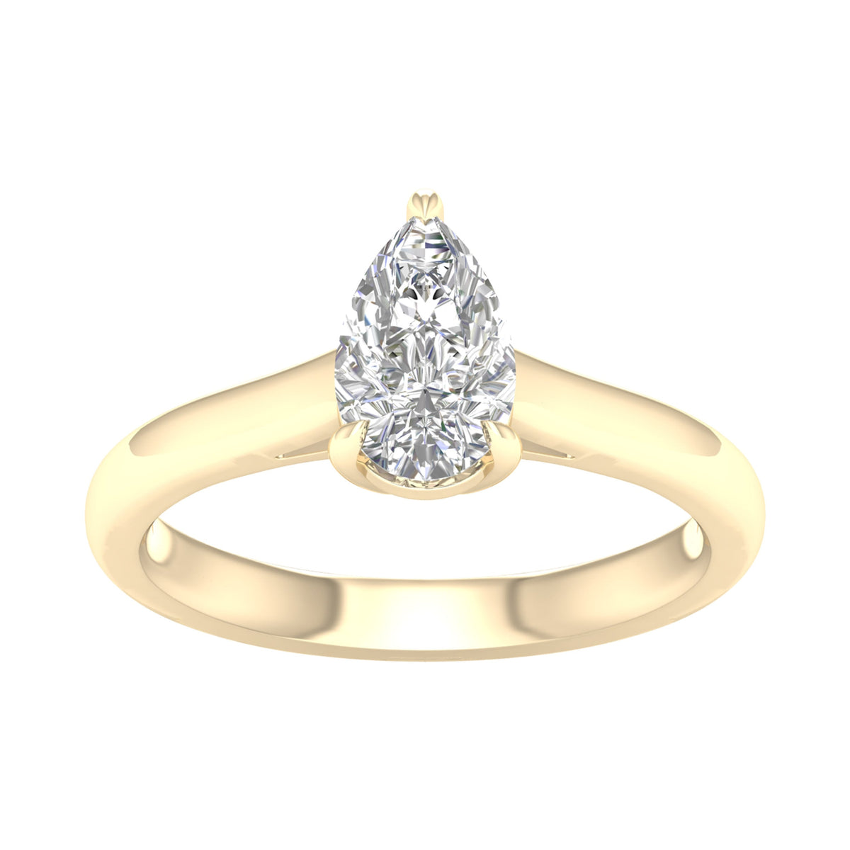 14K 1.00CT Certified Lab Grown Diamond Ring ( Igi Certified )