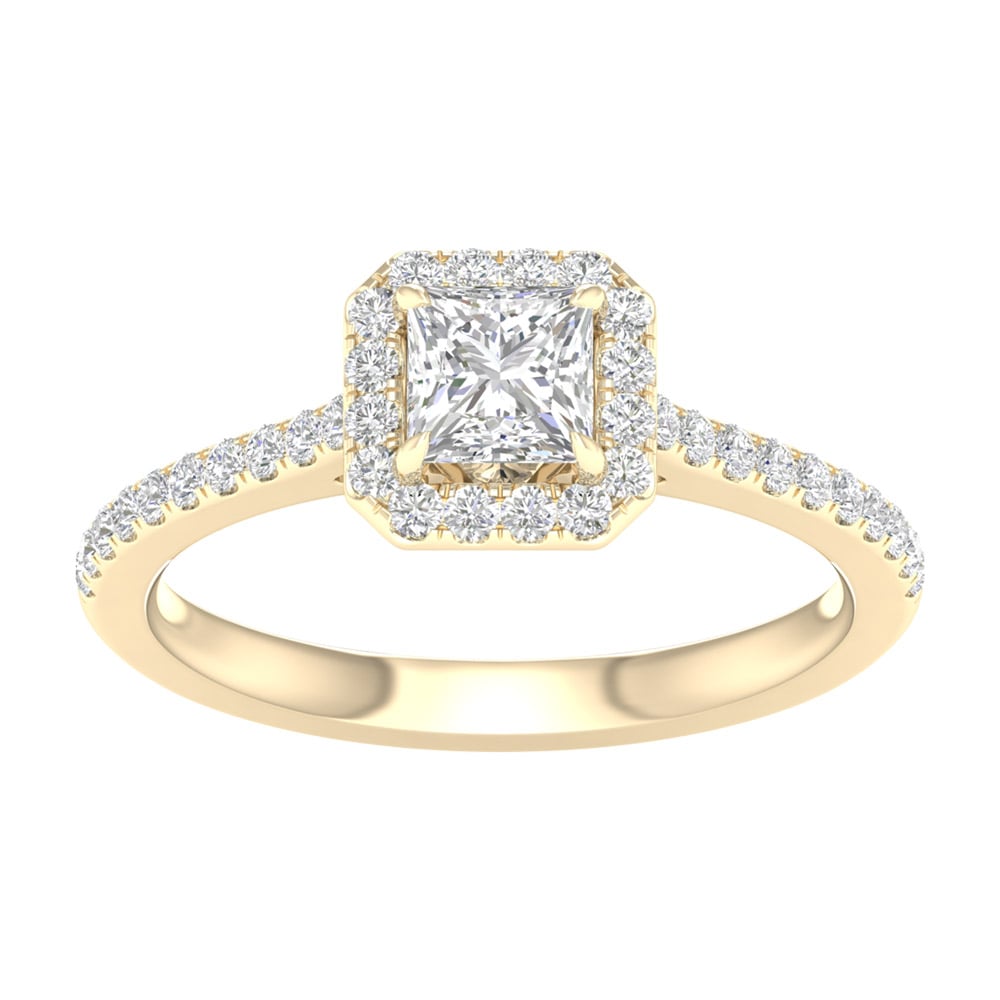 14K 1.00CT Lab Grown Engagement Ring