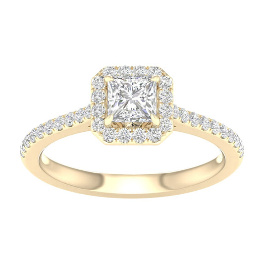 14K 1.00CT Lab Grown Engagement Ring