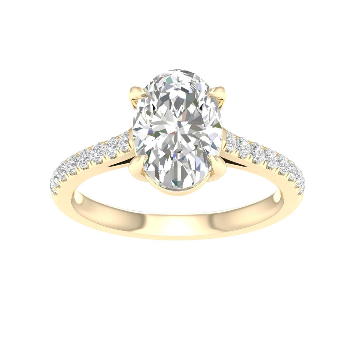 14K 2.25CT Certified Lab Grown Diamond Ring ( Igi Certified )