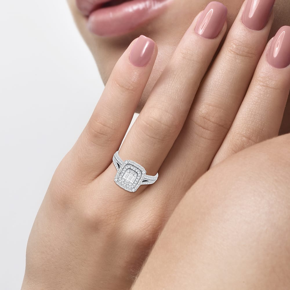 14K 0.75CT Engagement Ring