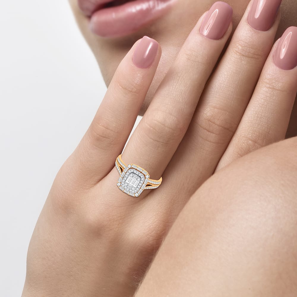 14K 0.75CT Engagement Ring