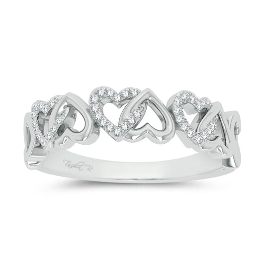 10K 0.10CT Diamond Ring