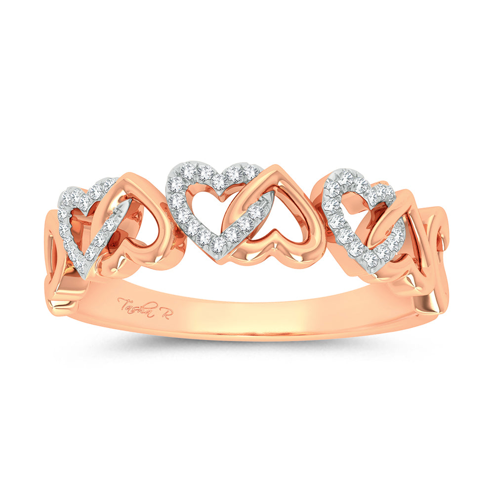 10K 0.10CT Diamond Ring