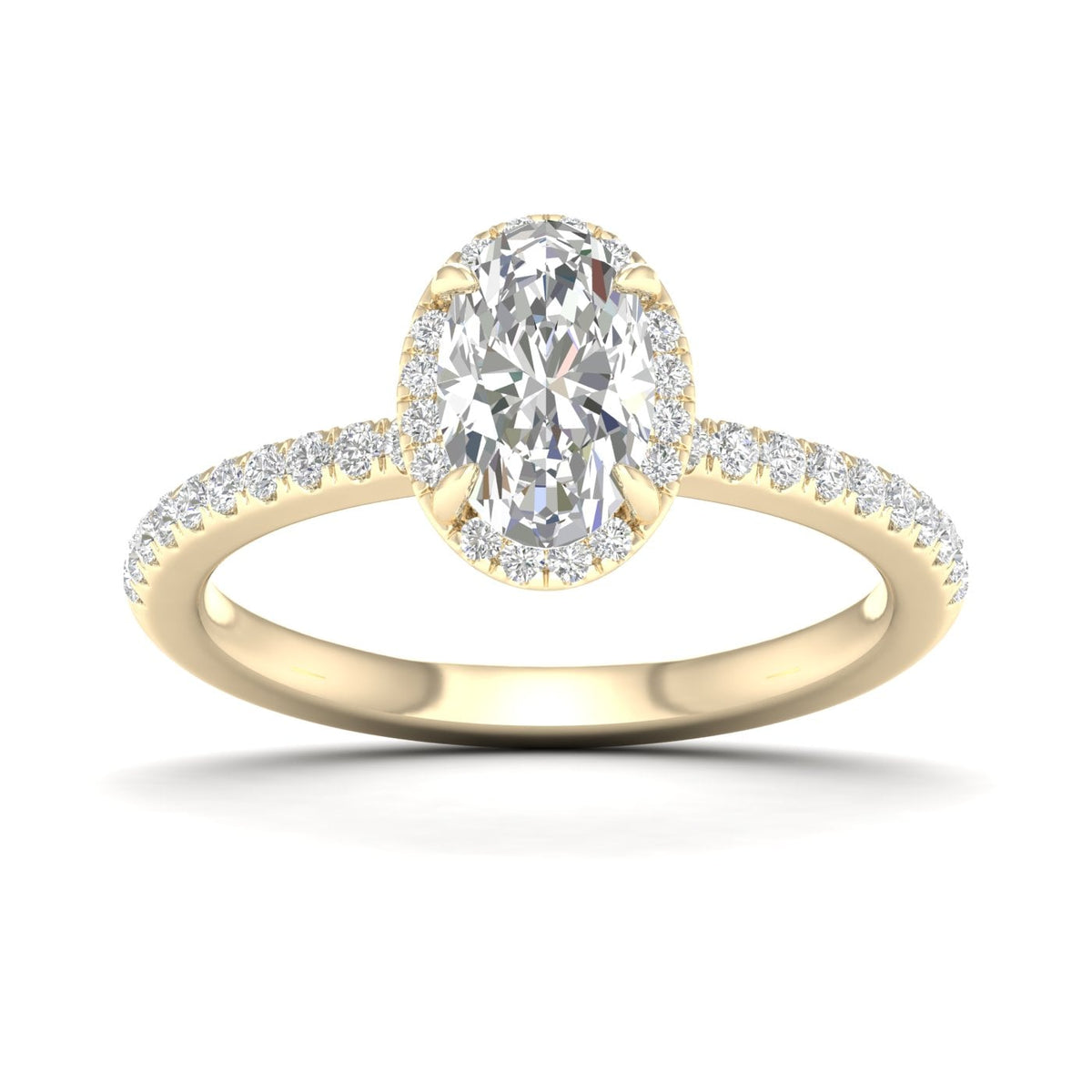 14K 1.25CT Lab Diamond Ring