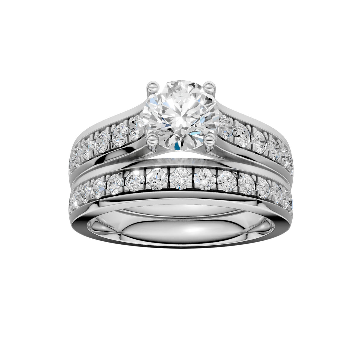 14K 1.75CT Lab Grown Diamond Bridal