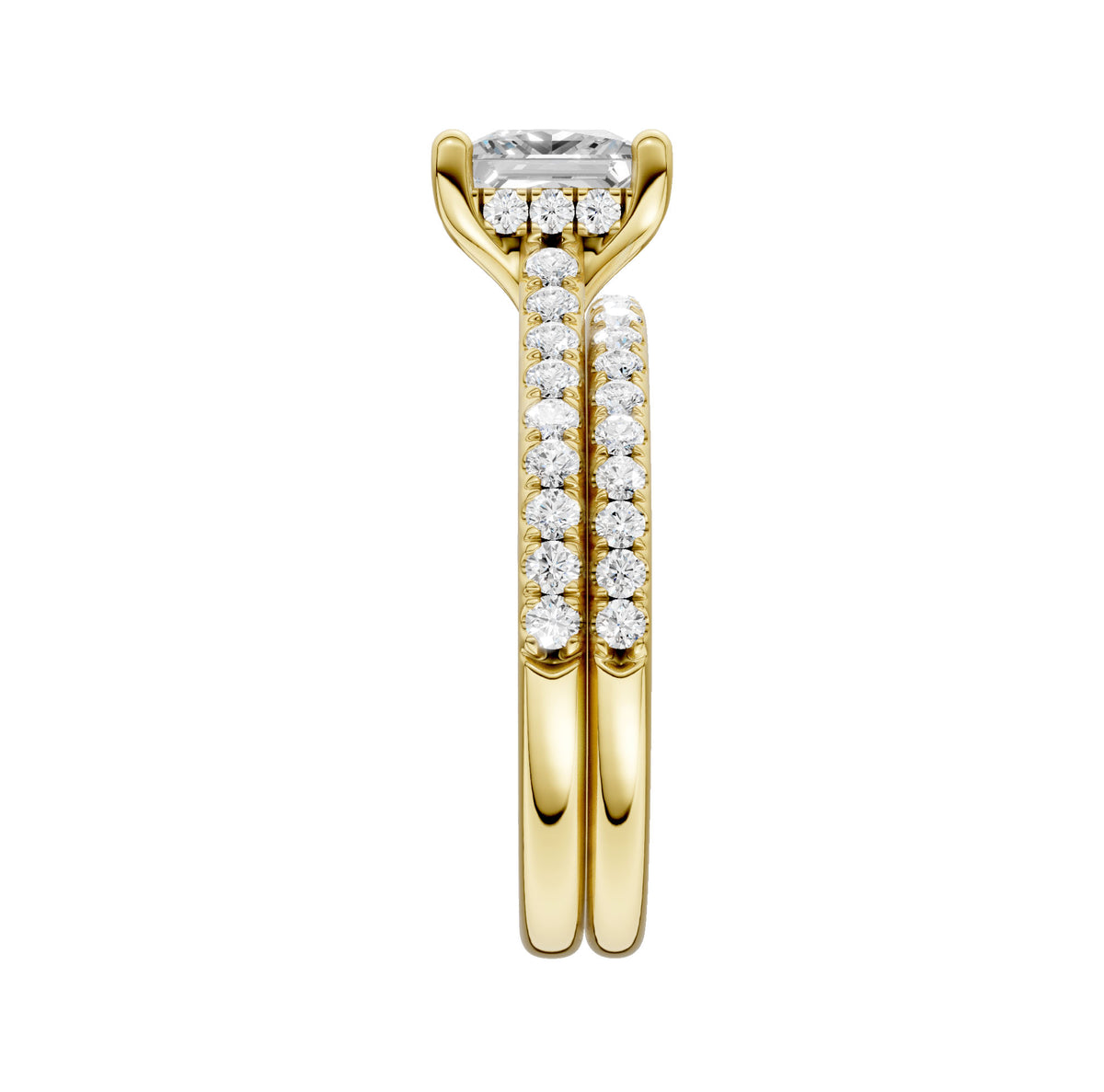 14K 2.50CT Lab Diamond Bridal Ring
