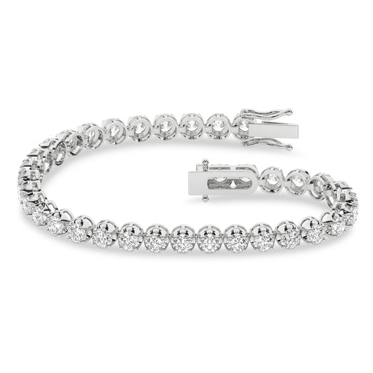 14K 7.00CT Lab Grown Diamond Bracelet