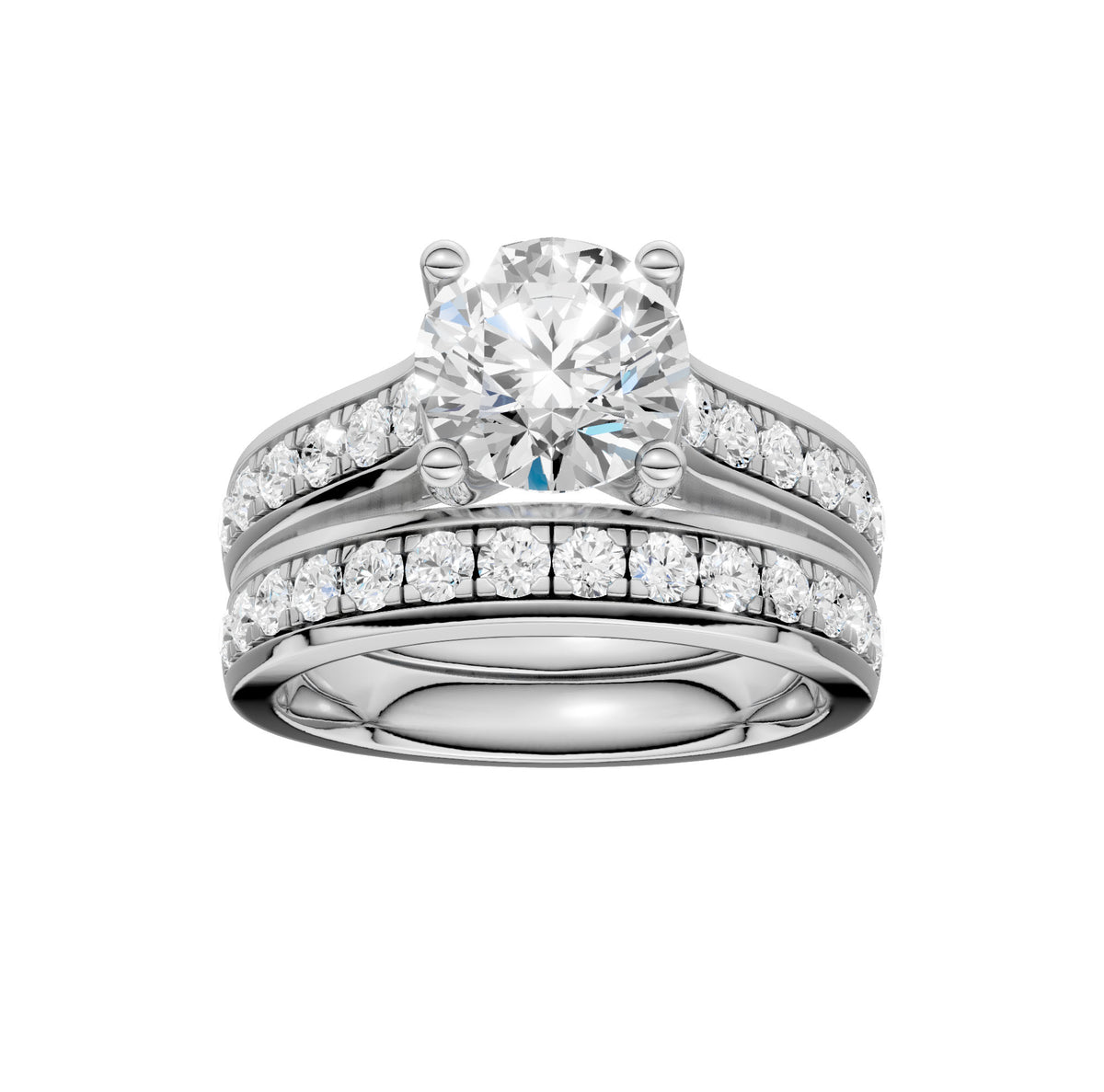 14K 3.00CT Lab Grown Diamond Bridal
