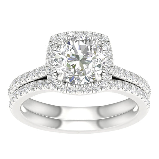 14K 1.95.00ct Certified Lab Grown Bridal Ring