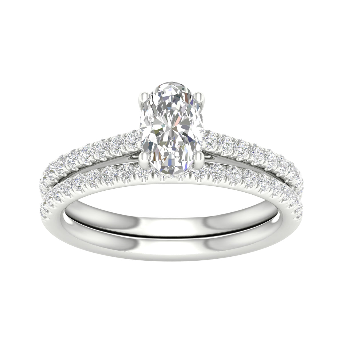 14K 1.50CT Lab Grown Diamond Bridal