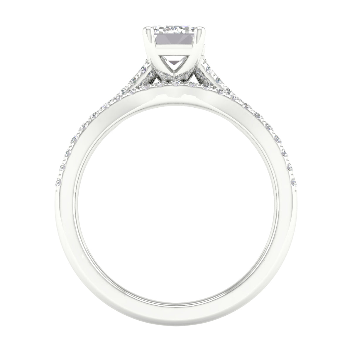 14K 1.40CT Lab Grown Diamond Bridal Set