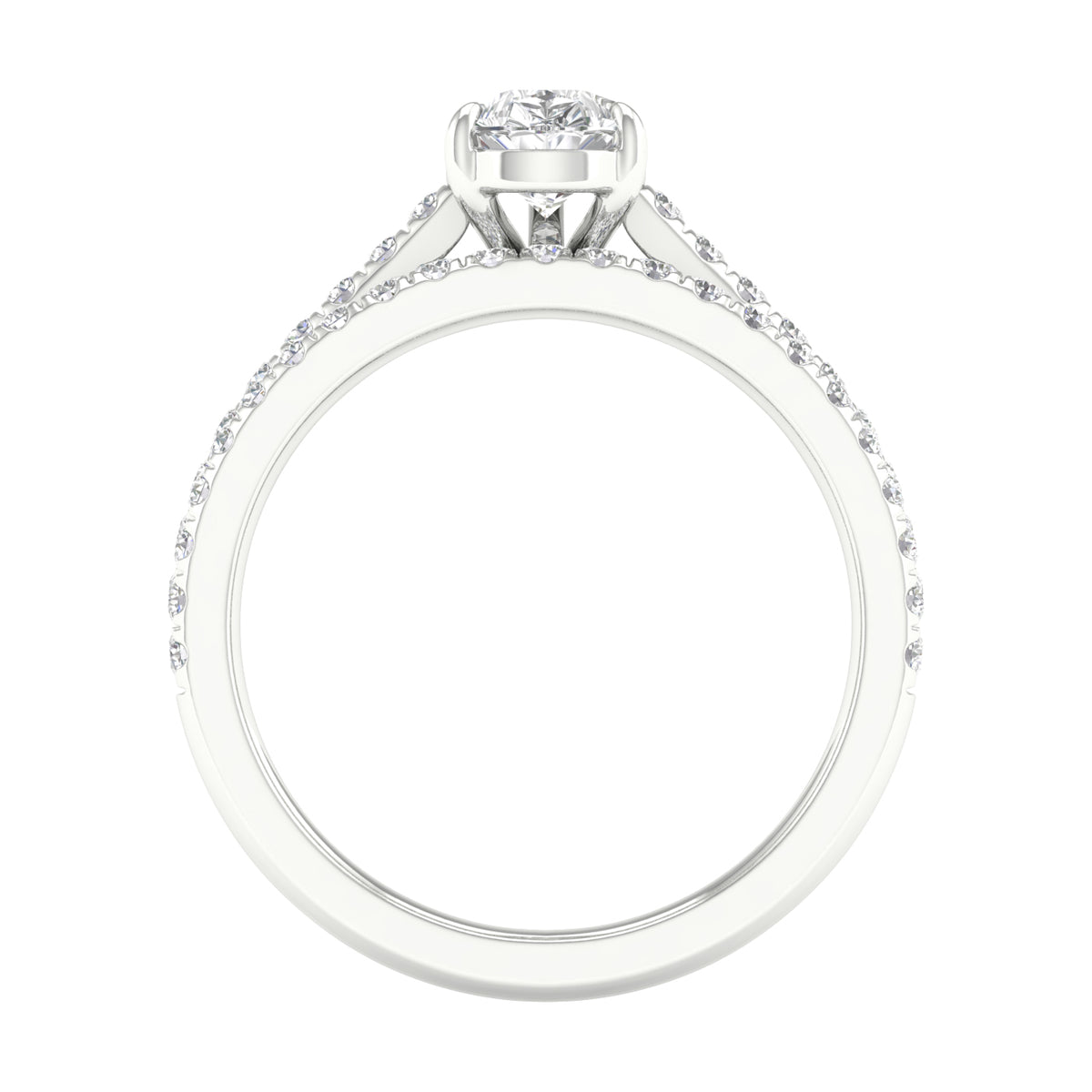 14K 1.50CT Certified Lab Grown Diamond Bridal