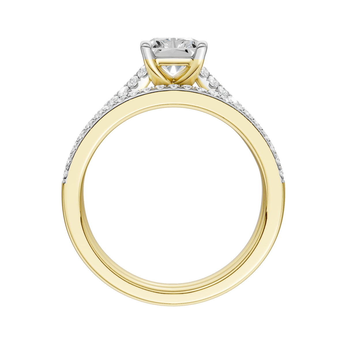 Certified Lab Grown 14K 2.40CT Diamond Bridal Set