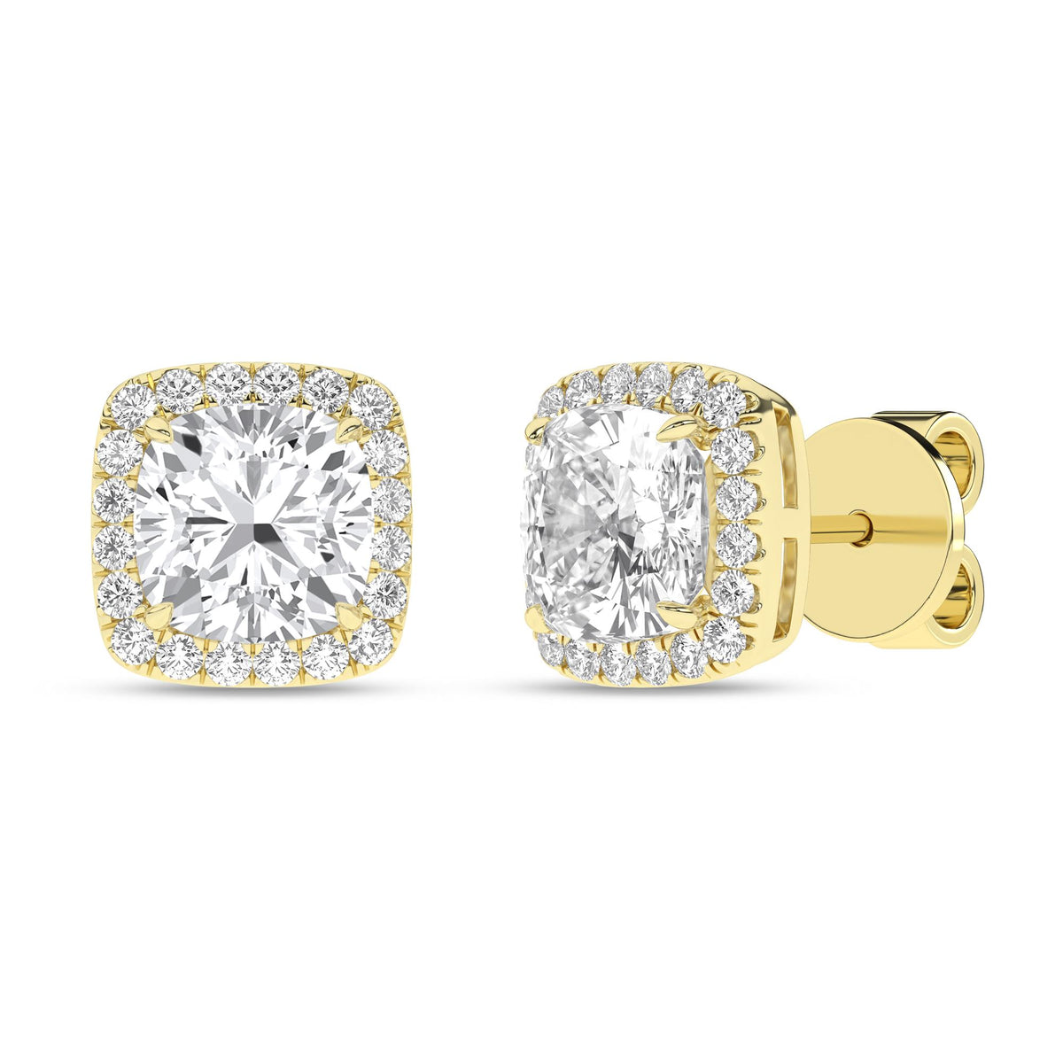 14K 2.25CT Certified Lab Grown Diamond Earrings