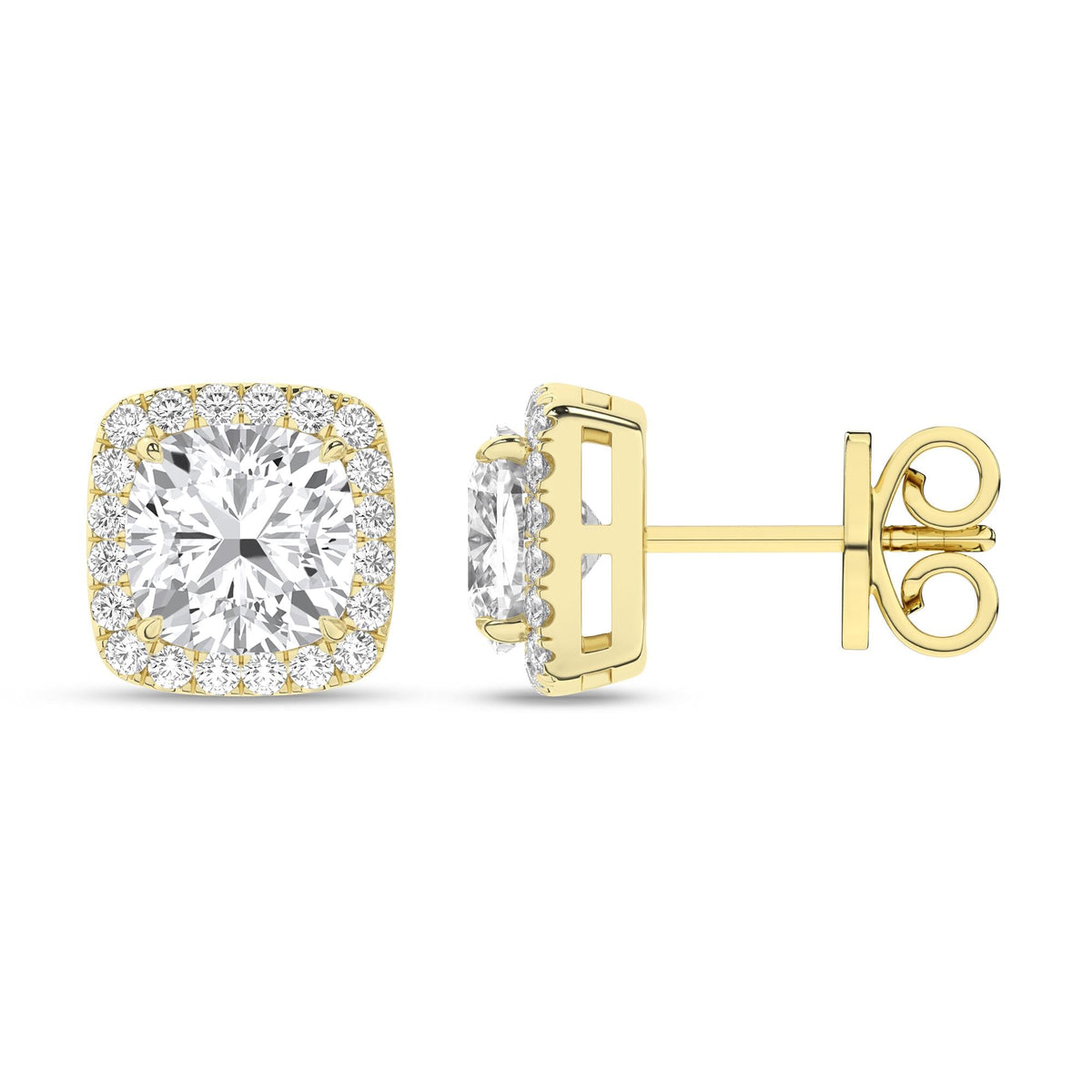 14K 2.25CT Certified Lab Grown Diamond Earrings
