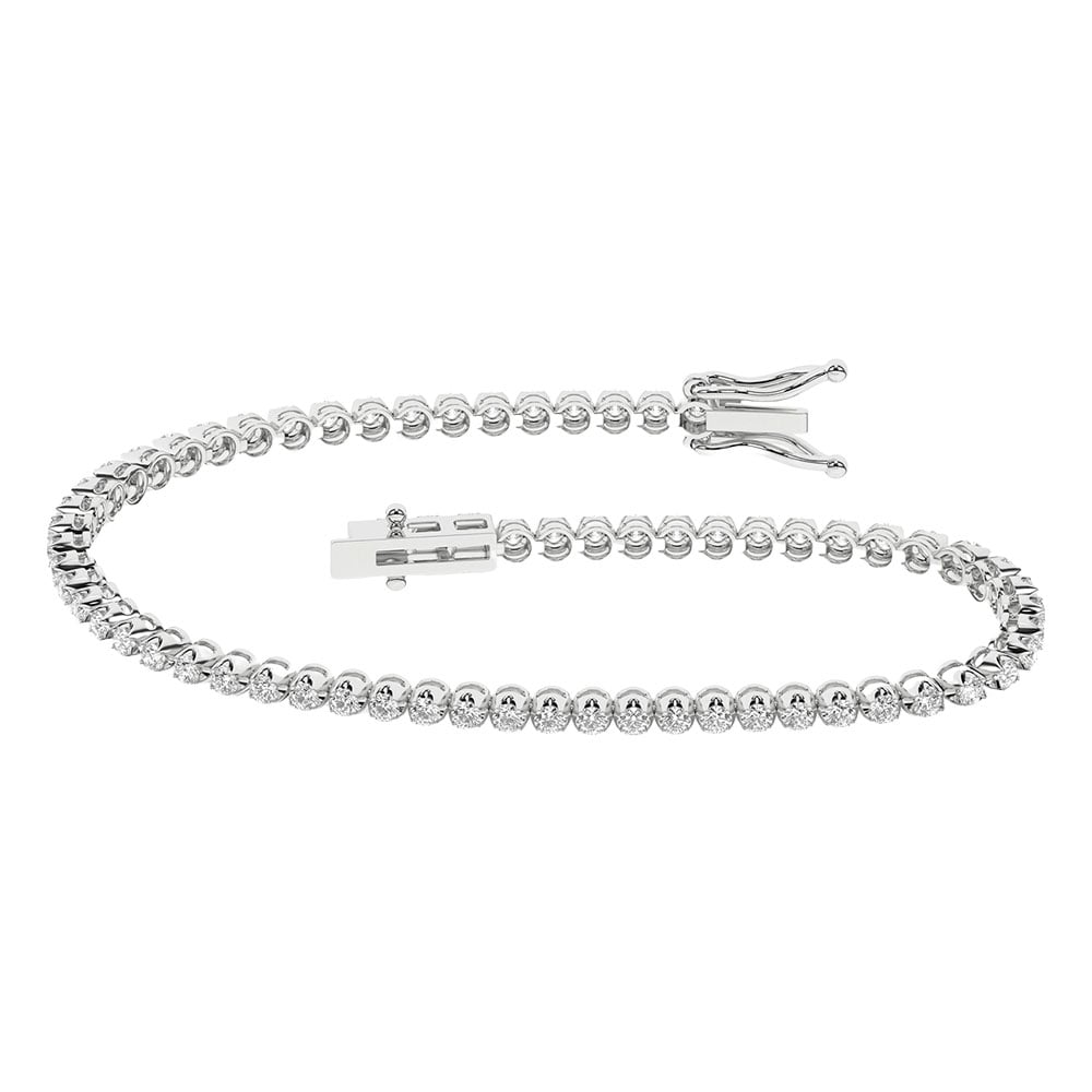 14K 1.00CT Lab Grown Bracelet ( Igi Certified )