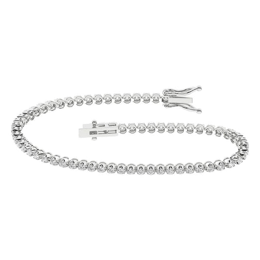 14K 1.00CT Lab Grown Bracelet ( Igi Certified )