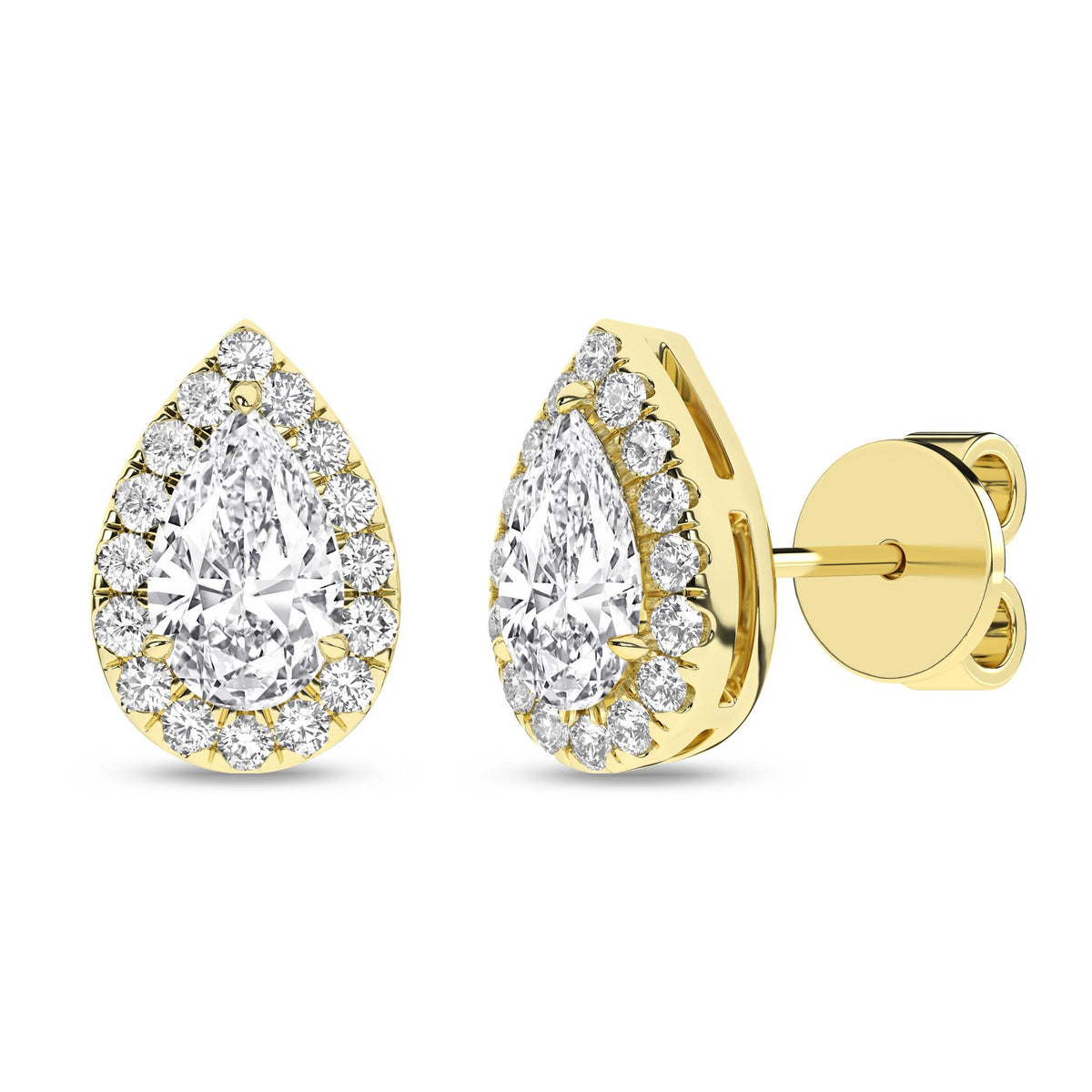 14K 2.25CT Certified Lab Grown Diamond Earrings