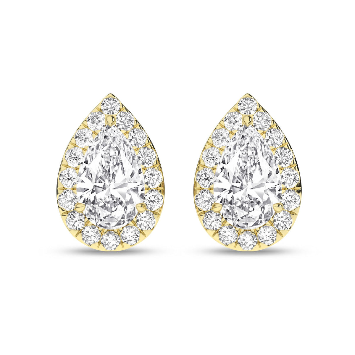 14K 2.25CT Certified Lab Grown Diamond Earrings