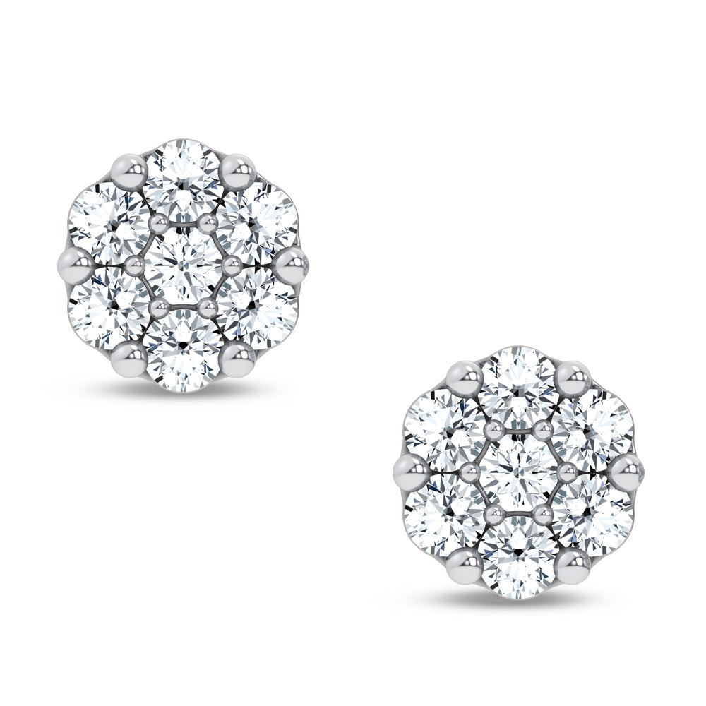 14K 2.00CT Lab Grown Diamond Earring