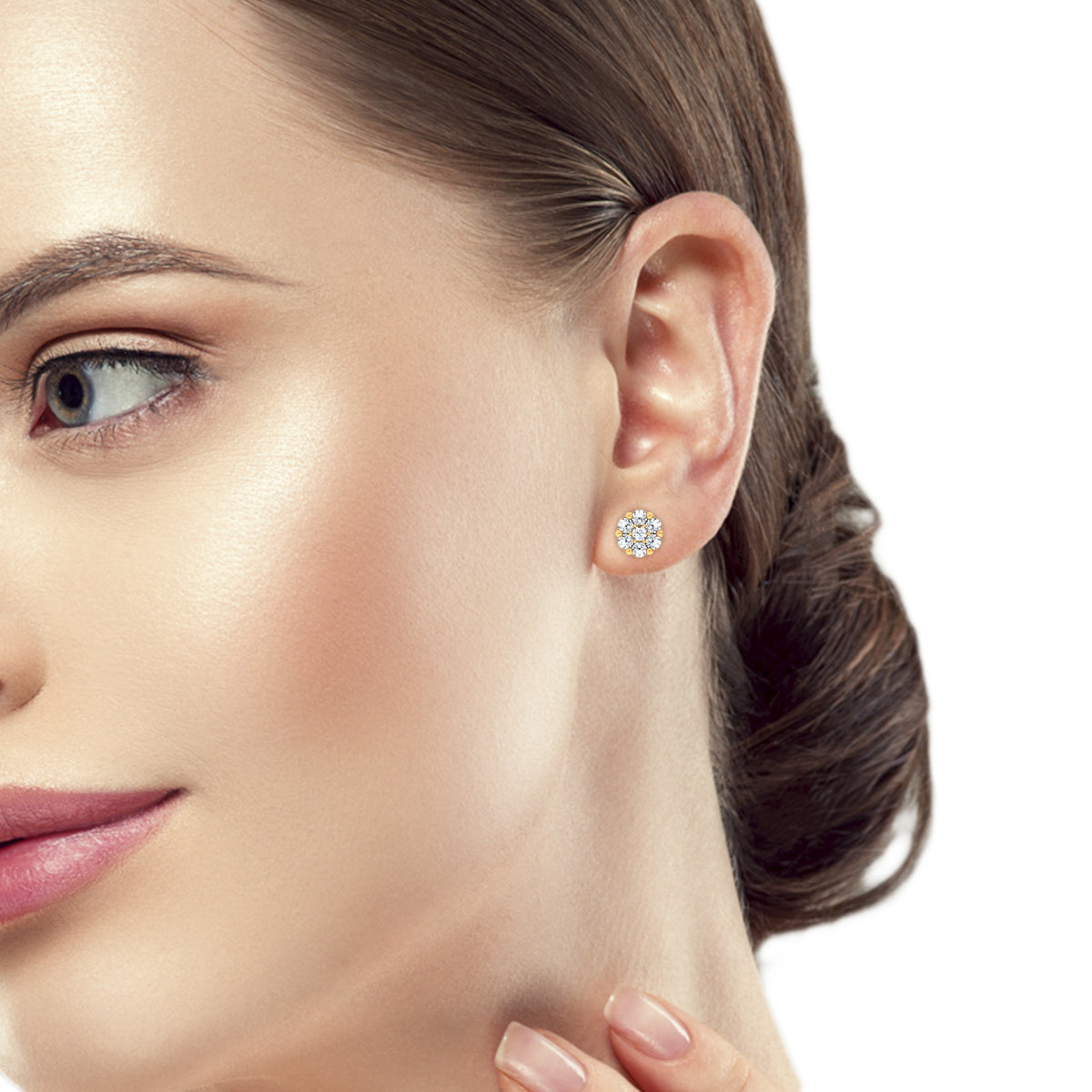 14K 2.00CT Lab Grown Diamond Earring