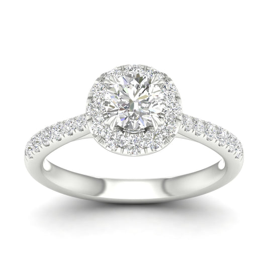 14K 1.00CT Lab Grown Diamond Engagement Ring
