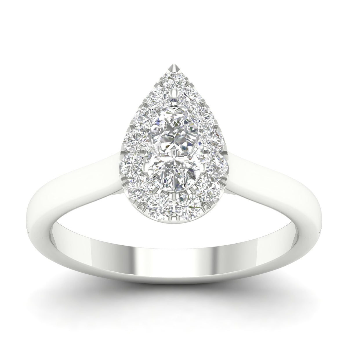 14K 0.75CT Lab Grown Diamond Engagement Ring