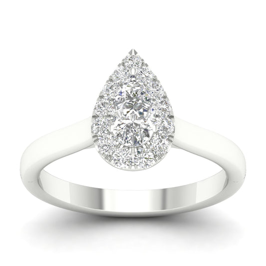 14K 0.75CT Lab Grown Diamond Engagement Ring