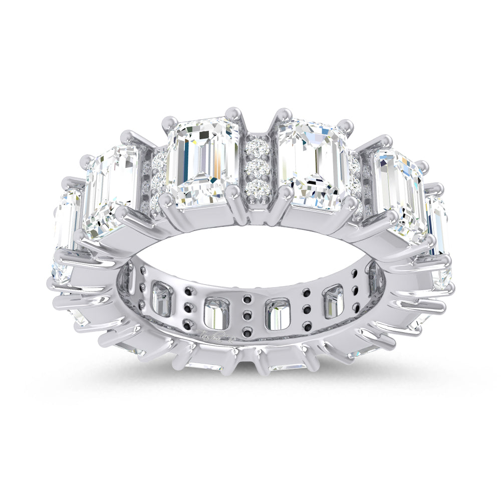 14K 5.00CT Certified Lab Grown Band