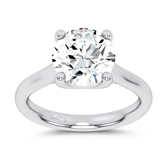 14K 4.00CT Certified Lab Grown Solitaire Ring