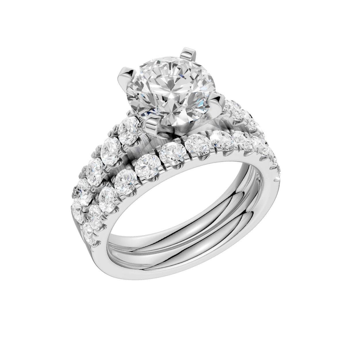 14K 3.50CT Lab Grown Diamond Bridal