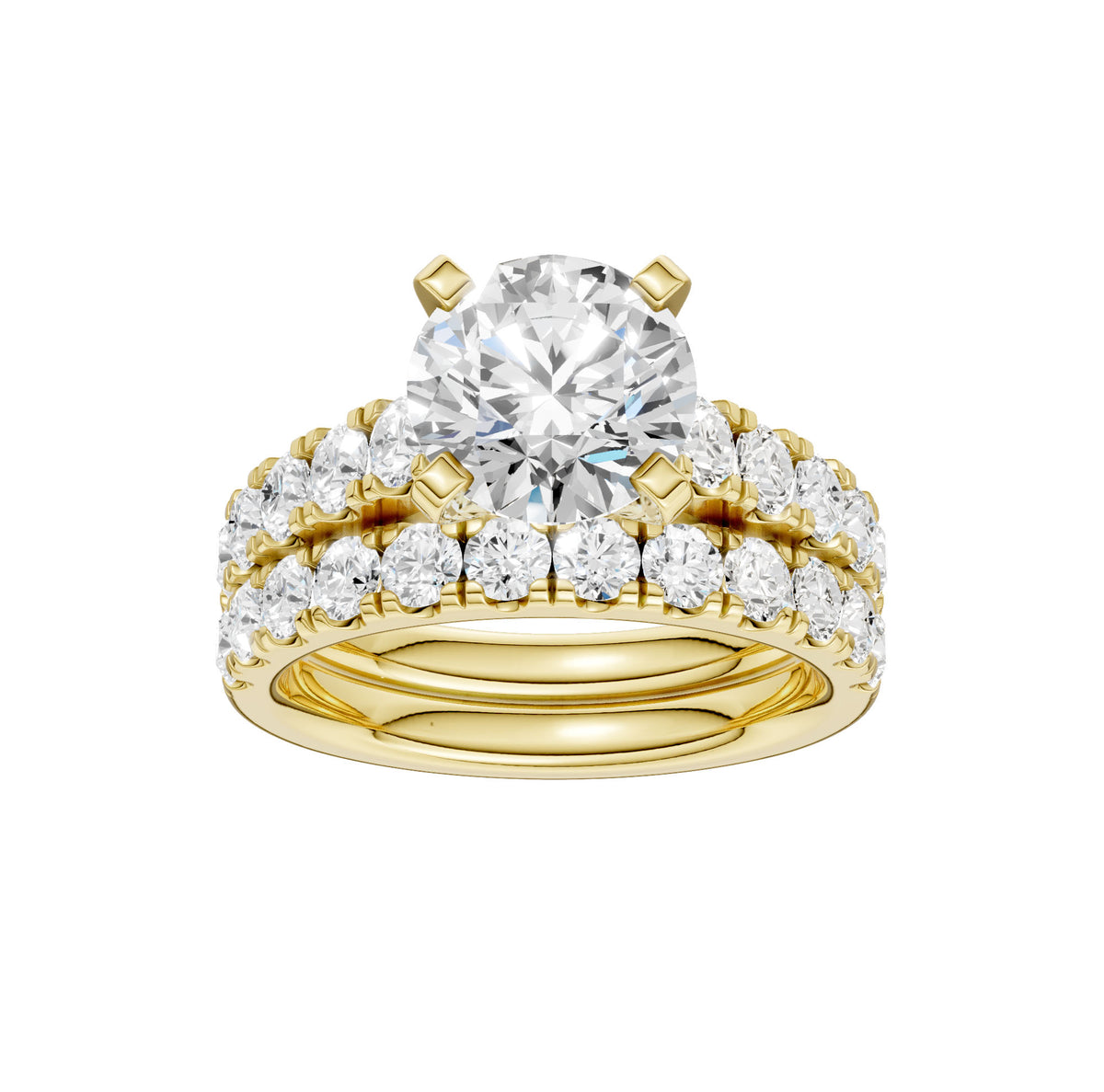 14K 3.50CT Lab Grown Diamond Bridal