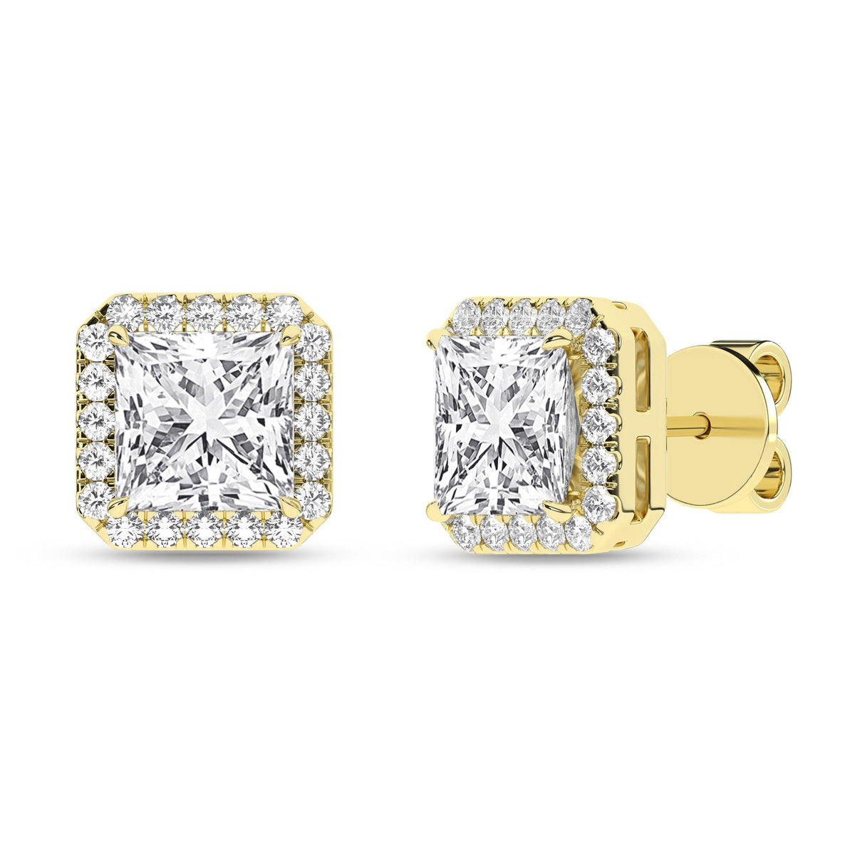 14K 2.25CT Certified Lab Grown Diamond Earrings