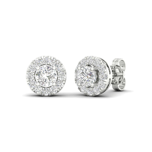 14K 1.00CT Lab Diamond Earring