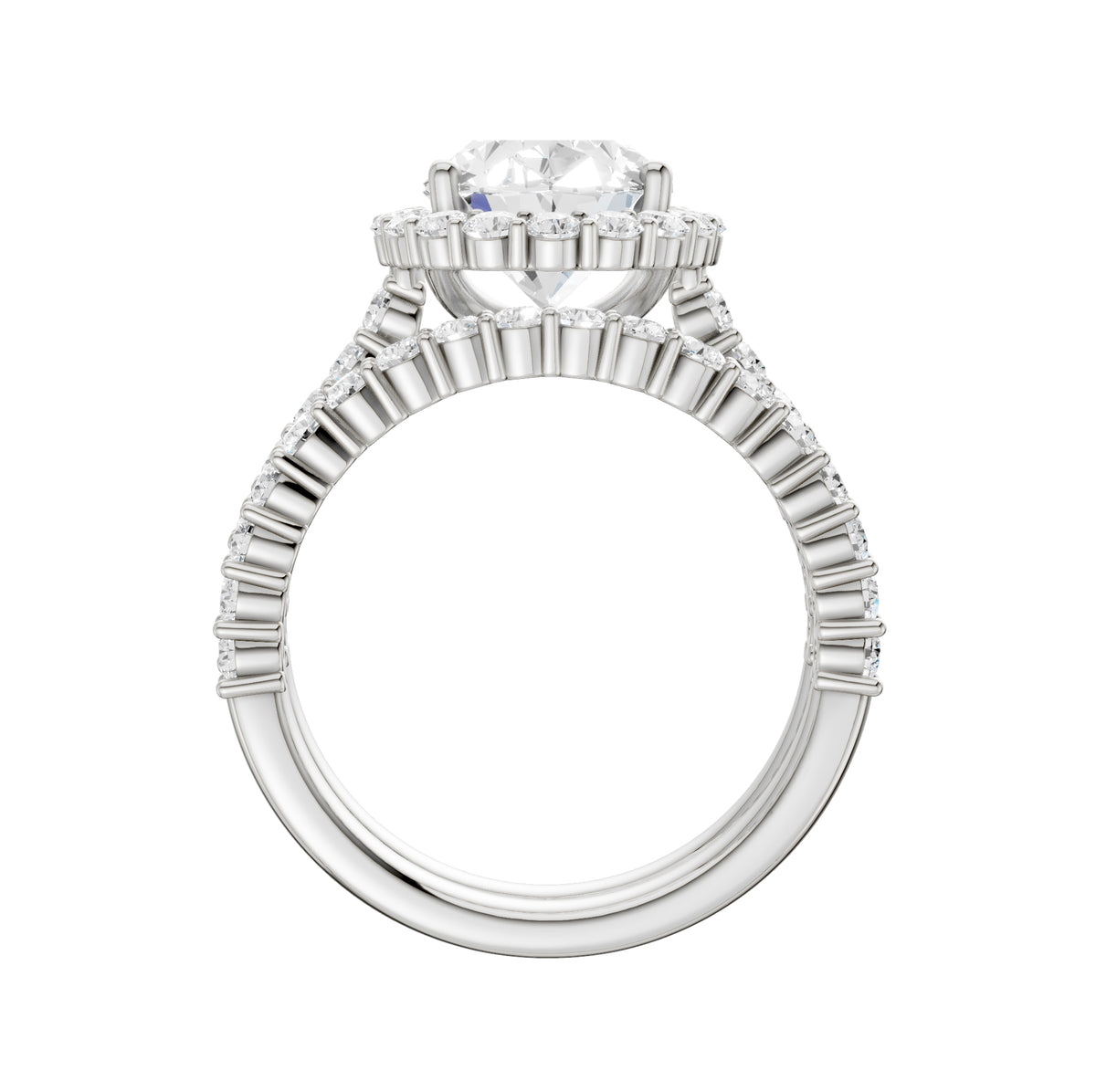 14K 4.00CT Diamond Bridal Set