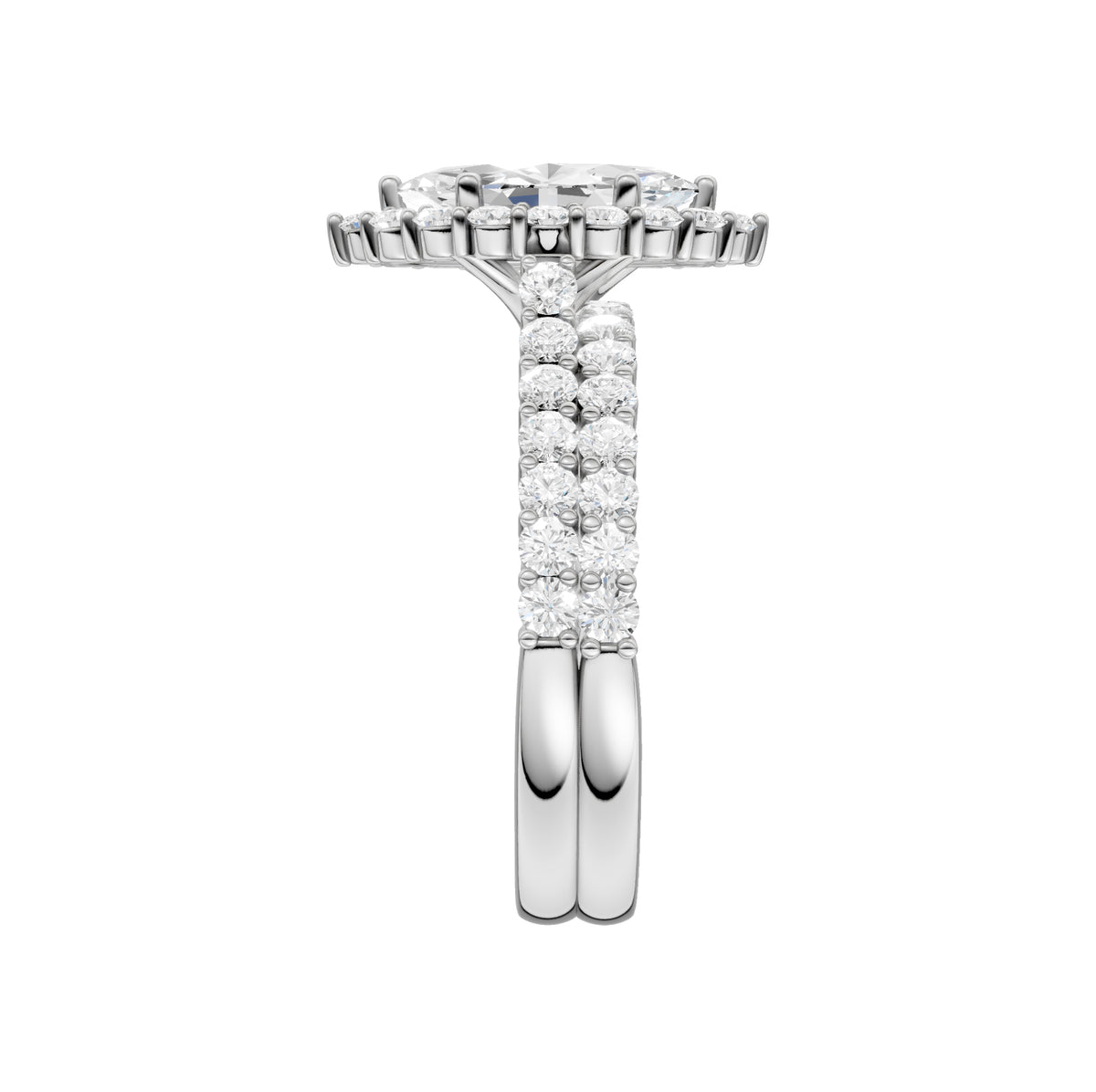 14K 2.00CT Diamond Bridal Set