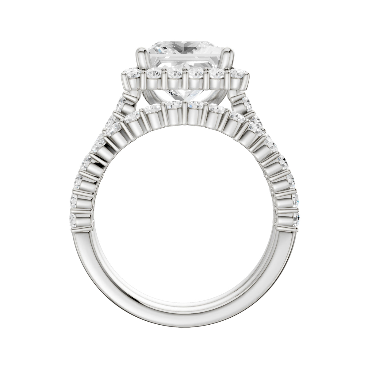 14K 4.00CT Diamond Bridal Set