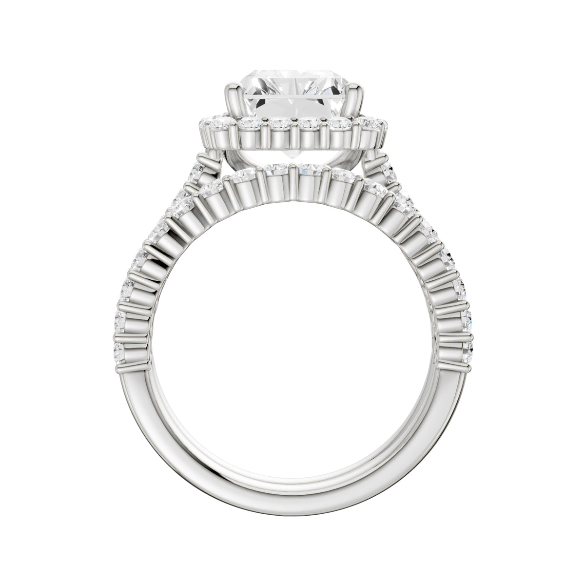 14K 4.00CT Diamond Bridal Set