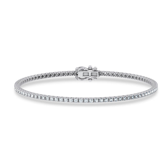 14K 1.00CT Certified Lab Grown Diamond Bracelet